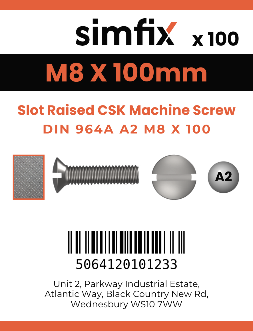Simfix product label - 964A208100-T
