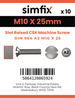 Simfix product label - 964A210025-D
