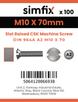 Simfix product label - 964A210070-T