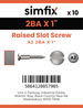 Simfix product label - 964A22BA025-D
