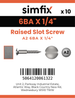 Simfix product label - 964A26BA006-D
