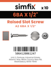 Simfix product label - 964A26BA013-D