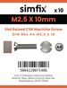 Simfix product label - 964A4025010-D