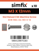Simfix product label - 964A403012-D