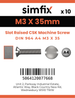 Simfix product label - 964A403035-D