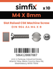 Simfix product label - 964A404008-D