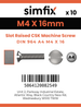 Simfix product label - 964A404016-D
