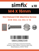 Simfix product label - 964A404016-D