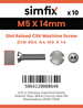Simfix product label - 964A405014-D