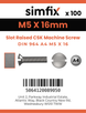 Simfix product label - 964A405016-T