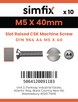 Simfix product label - 964A405040-D