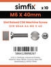 Simfix product label - 964A406040-D