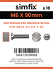 Simfix product label - 964A406090-D