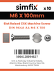 Simfix product label - 964A406100-D