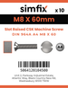 Simfix product label - 964A408060-D