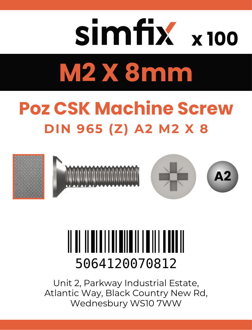 Simfix product label - 965A202008Z-T