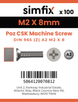 Simfix product label - 965A202008Z-T