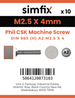 Simfix product label - 965A2025004-D