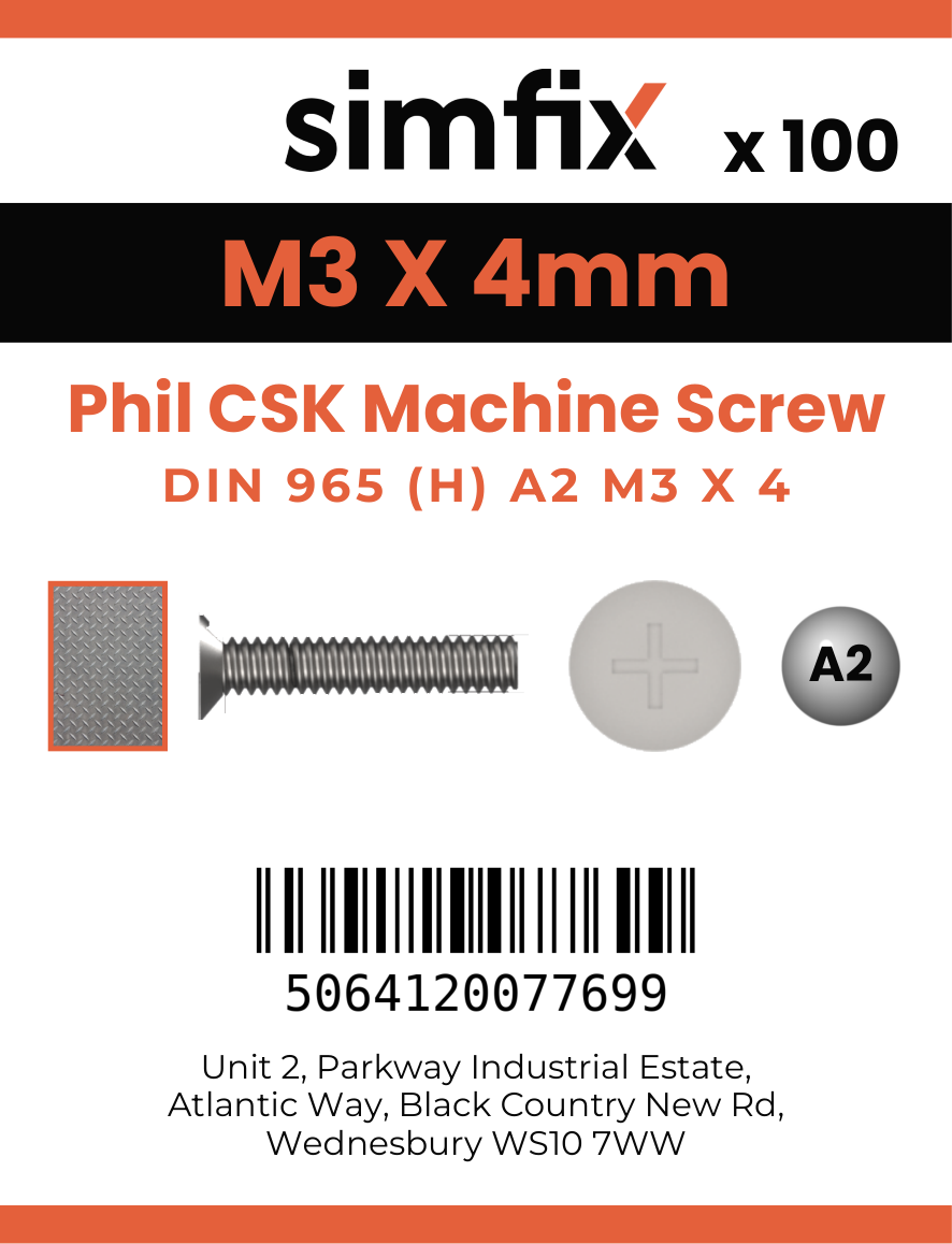 Simfix product label - 965A203004-T