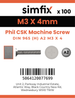 Simfix product label - 965A203004-T