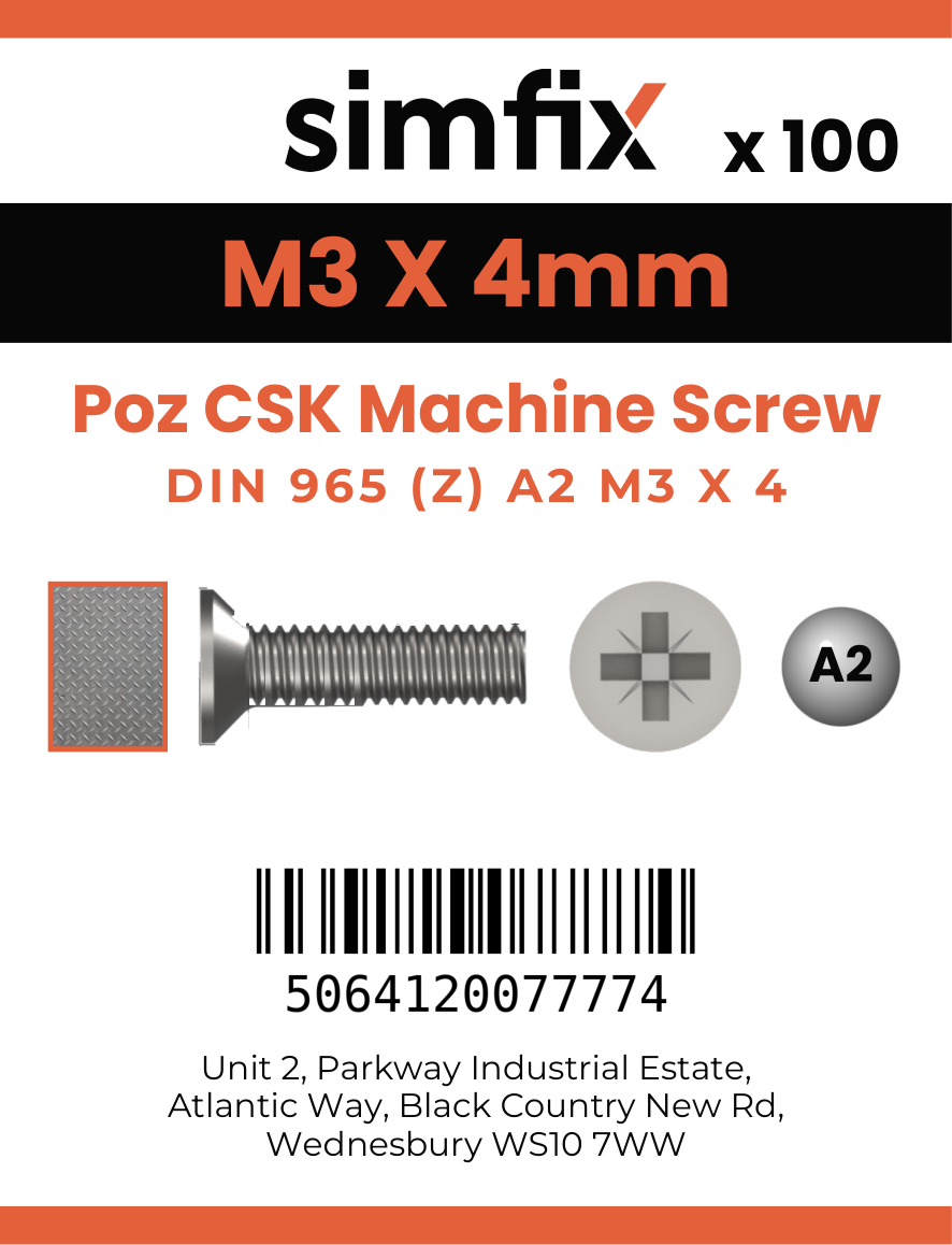 Simfix product label - 965A203004Z-T