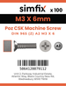 Simfix product label - 965A203006Z-T