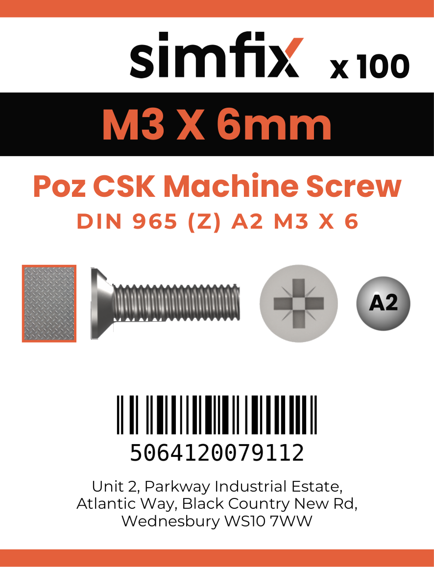 Simfix product label - 965A203006Z-T