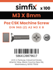 Simfix product label - 965A203008Z-T