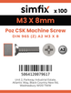 Simfix product label - 965A203008Z-T