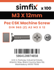 Simfix product label - 965A203012Z-T