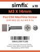 Simfix product label - 965A203014Z-D