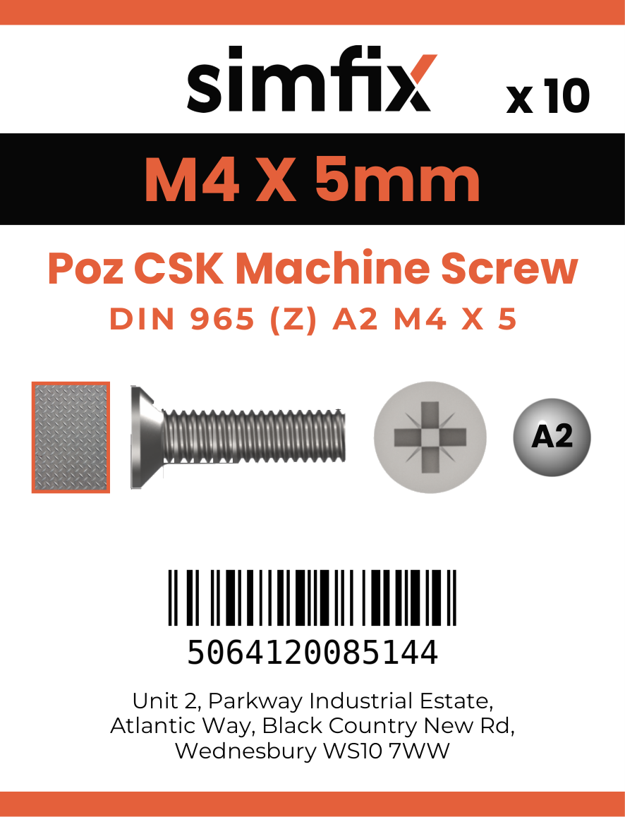 Simfix product label - 965A204005Z-D