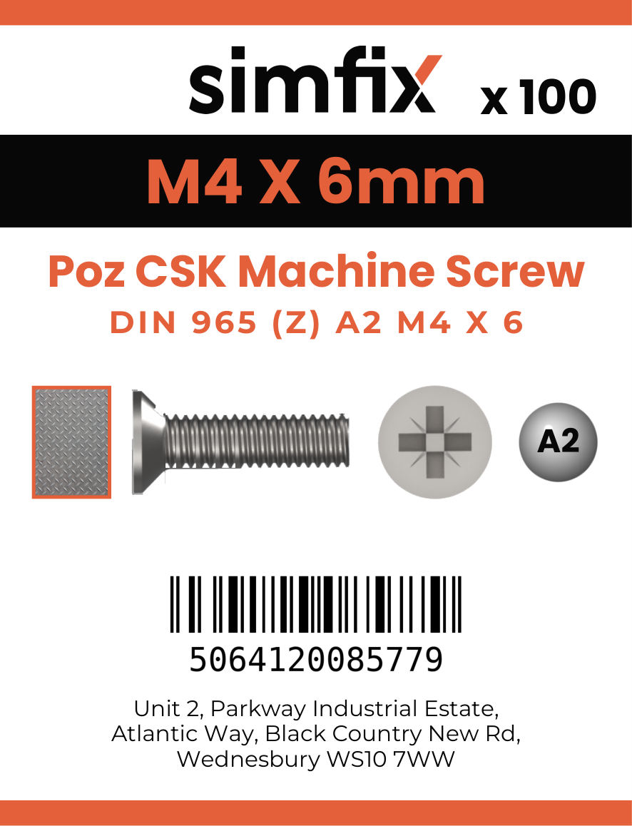 Simfix product label - 965A204006Z-T