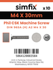 Simfix product label - 965A204030-D