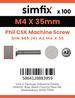 Simfix product label - 965A204035-T