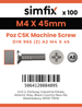 Simfix product label - 965A204045Z-T
