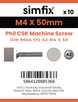 Simfix product label - 965A204050-D