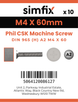 Simfix product label - 965A204060-D