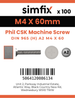 Simfix product label - 965A204060-T