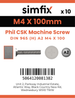Simfix product label - 965A204100-D