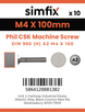 Simfix product label - 965A204100-D
