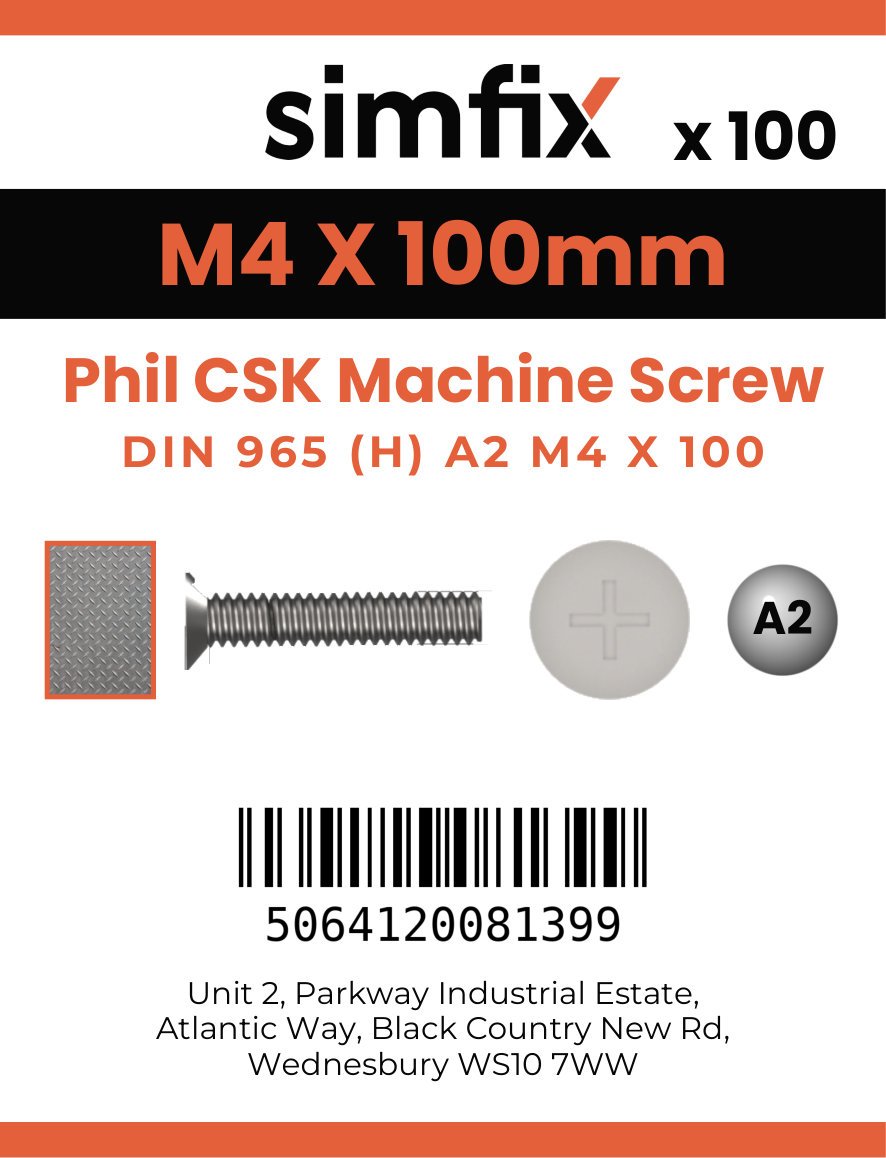 Simfix product label - 965A204100-T