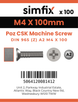 Simfix product label - 965A204100Z-T
