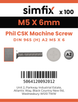 Simfix product label - 965A205006-T