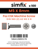 Simfix product label - 965A205008Z-T