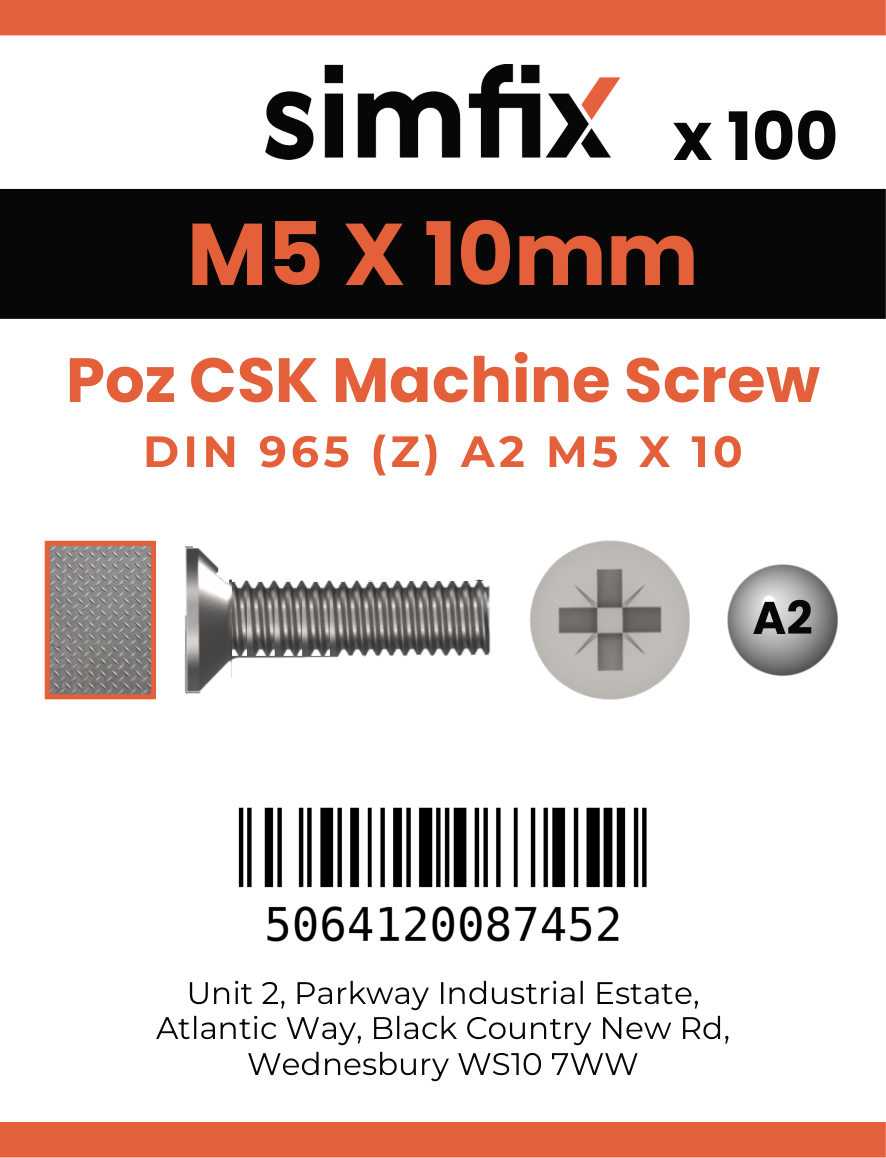Simfix product label - 965A205010Z-T