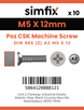 Simfix product label - 965A205012Z-D