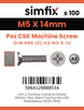 Simfix product label - 965A205014Z-T