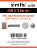 Simfix product label - 965A205025-T