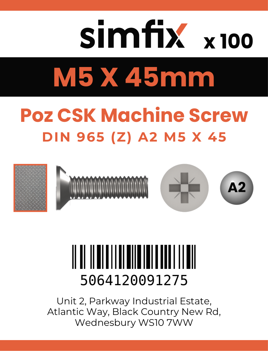 Simfix product label - 965A205045Z-T